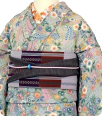 和服示例圖　綢緞 ・簡約風格