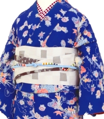 和服示例圖　綢緞 ・簡約風格