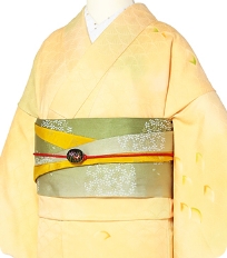 和服示例圖　綢緞 ・簡約風格