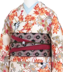 Examples of rental kimono